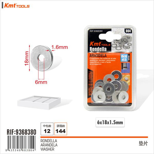 Anilha 6*18*1.5mm 55g