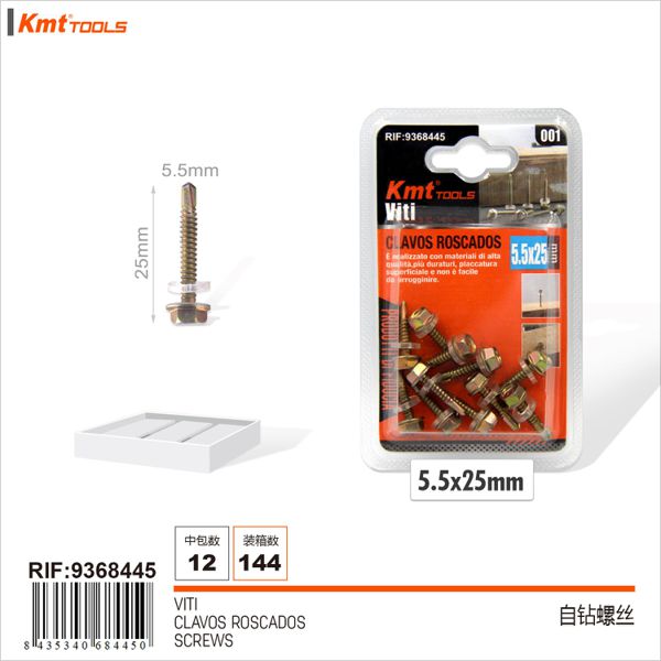 Parafusos Auto-Roscados 5.5*25mm 14pcs