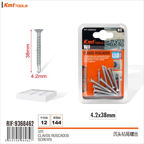 Parafuso 4.2*38mm 12PCS