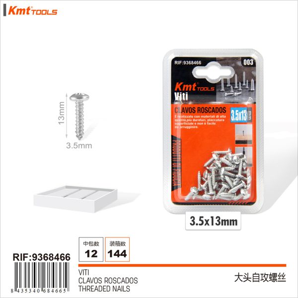 Parafuso Auto-Roscados 3.5*13mm 35PCS