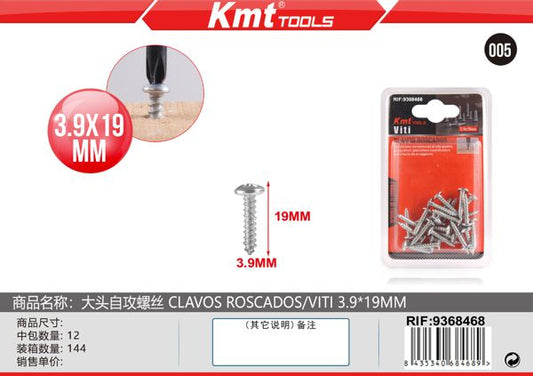 Parafuso Auto-Roscados 3.9*19mm 30PCS