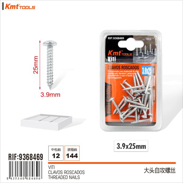 Parafuso Auto-Roscados 3.9*25mm 25PCS