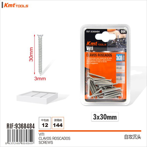 Parafuso 3*30mm 32pcs