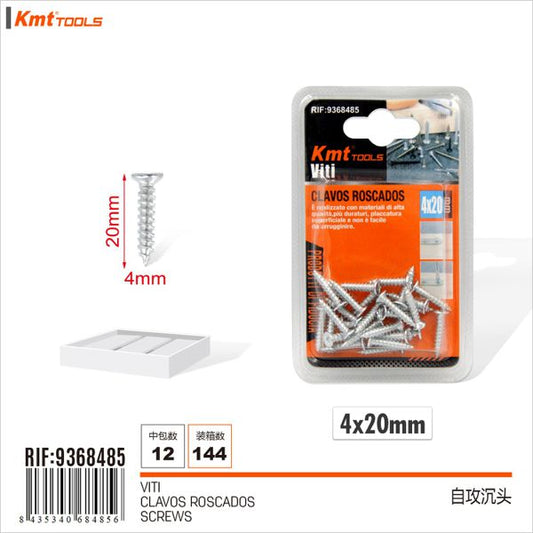 Parafuso 4*20mm 28pcs