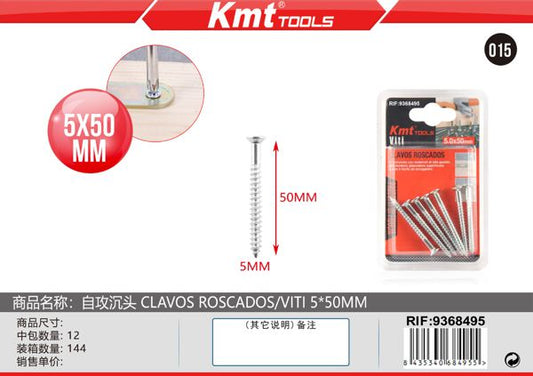 Parafuso 5*50mm 7pcs