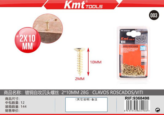 Parafuso 2*10mm 28g