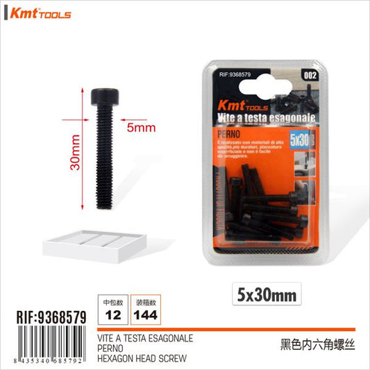 Parafusos Sextavado 5*30 12pcs