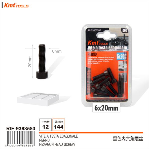 Parafusos Sextavado 6*20 10pcs