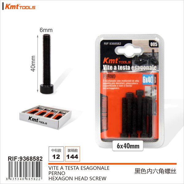 Parafusos Sextavado 6*40 6pcs