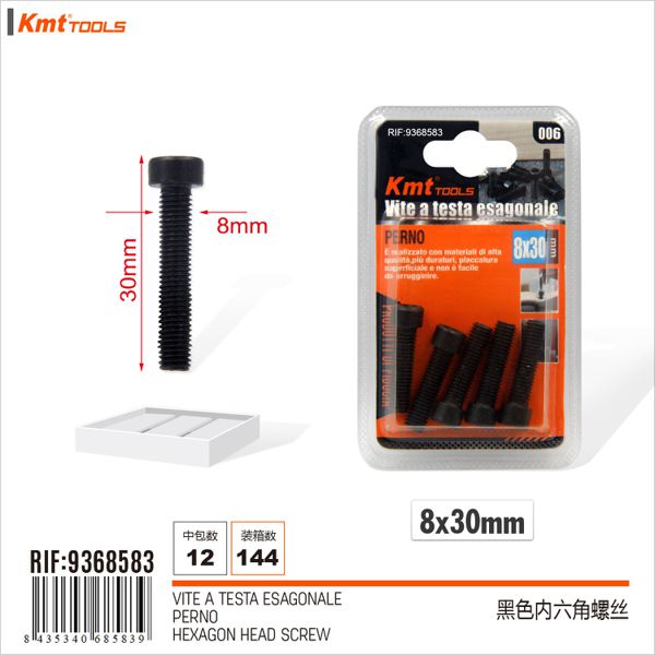 Parafusos Sextavado 8*30 5pcs