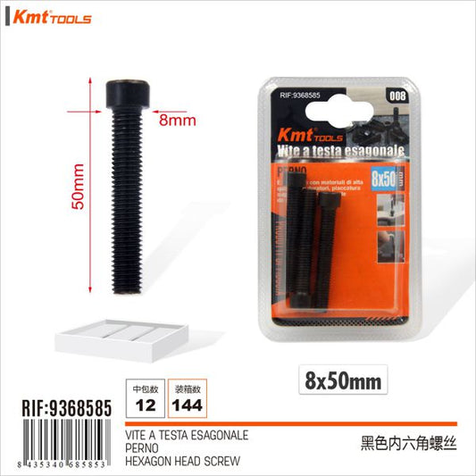 Parafusos Sextavado 8*50 3pcs