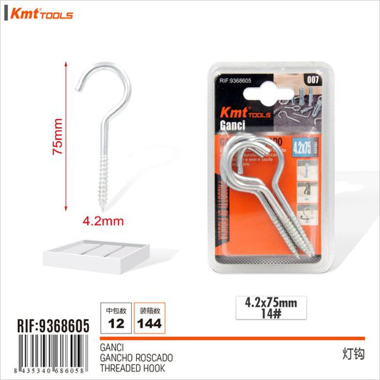 Ganchos 4.2*75mm 4pcs