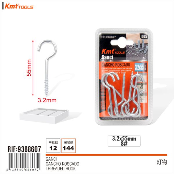 Ganchos 3.2*55mm 10pcs