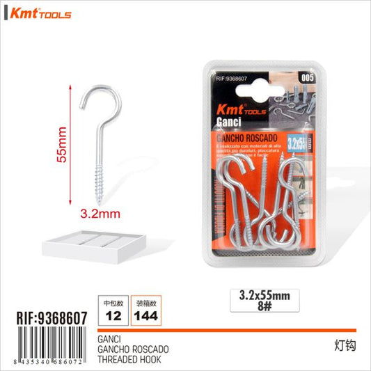 Ganchos 3.2*55mm 10pcs