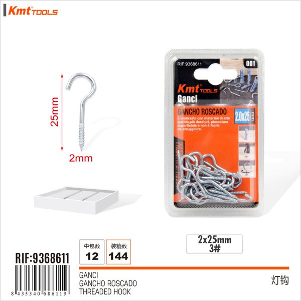 Gancho 2.0*25mm 26pcs