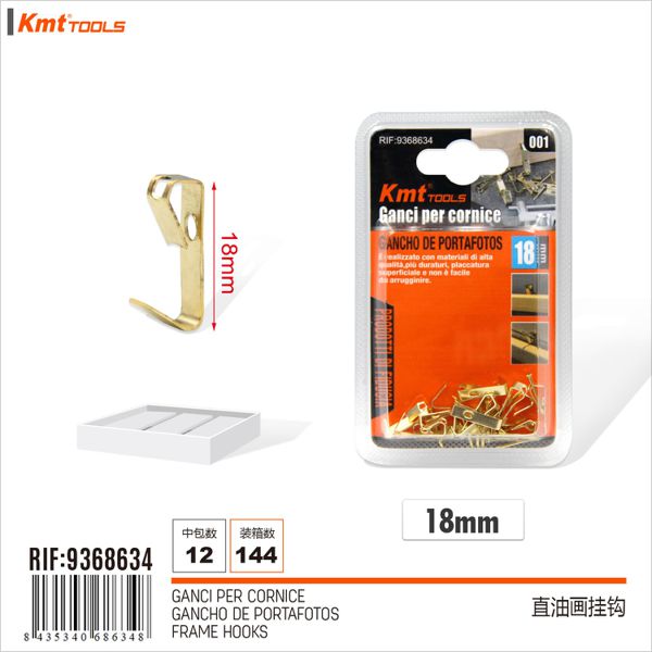 Gancho De Quadro 18mm 14pcs