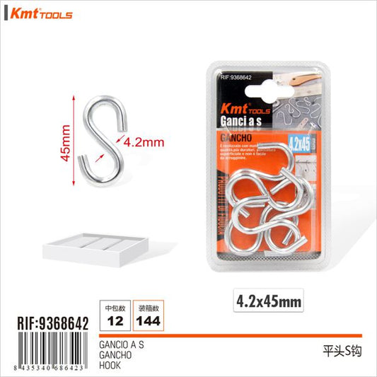Gancho S 4.2*45mm 5pcs
