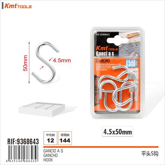 Gancho S 4pcs 4.5*50mm