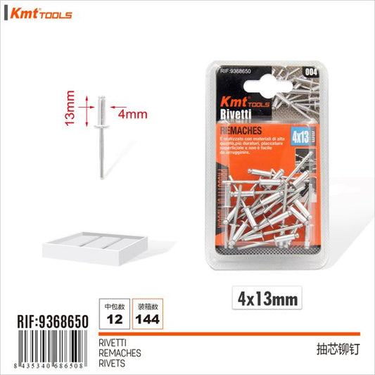 Rebite 4*13mm 22pcs
