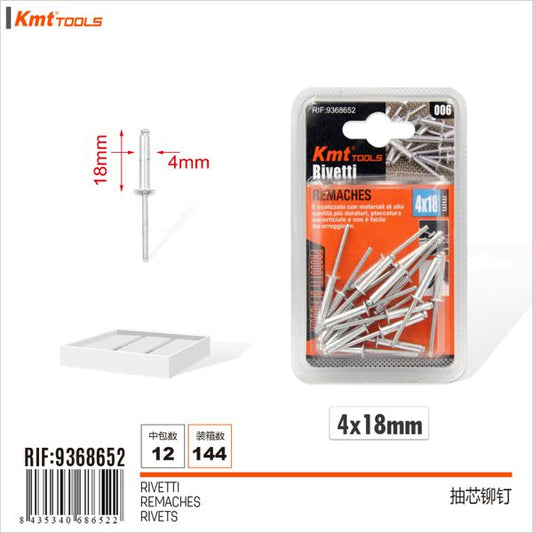 Rebite 4*18mm 18pcs