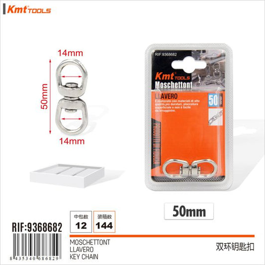 Mosquetao com Argola 1pcs 50mm