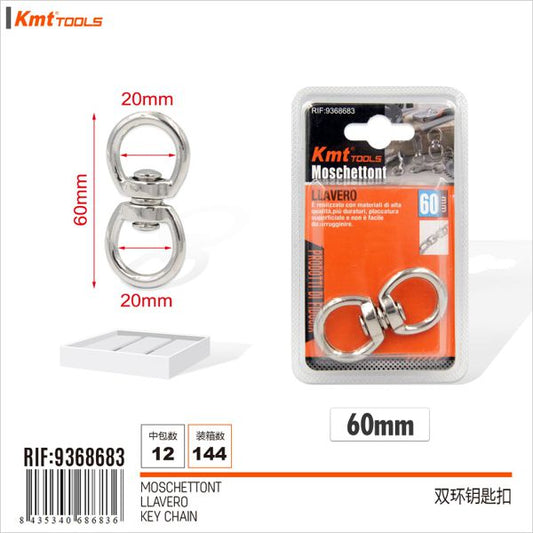 Mosquetao com Argola 1pcs 60mm