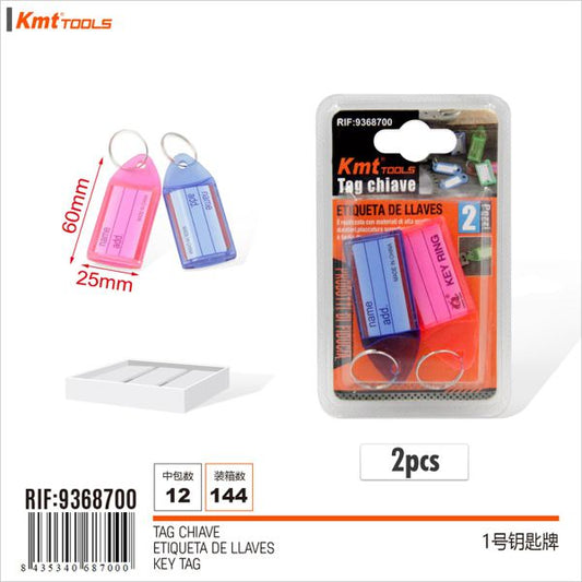 Etiqueta De Chaves 2pcs