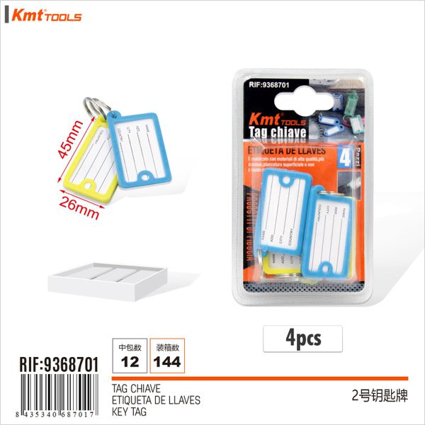 Etiqueta De Chaves 4pcs