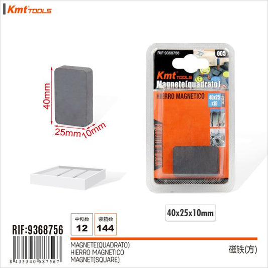 íman retangular 45*25mm