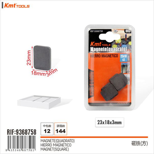 íman retangular 23*18mm 9pcs