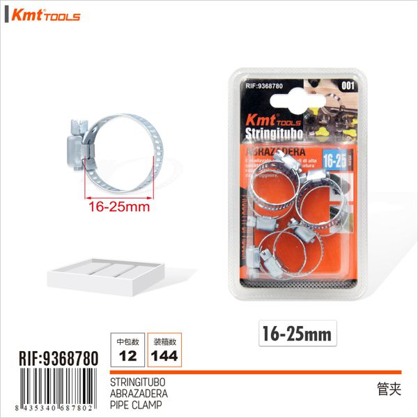 Abracadeira (16-25mm) 6pcs