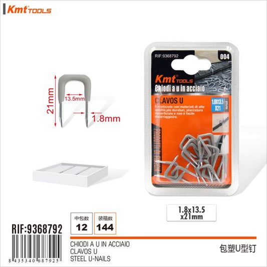 Prego Em U 1.8*13.5*21mm 15pcs