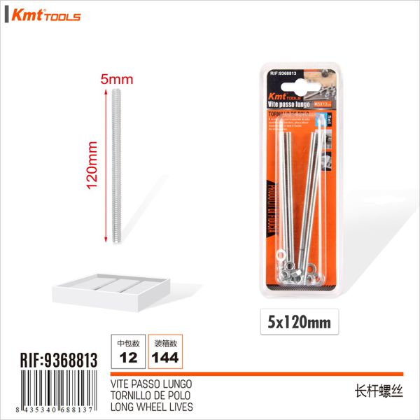 Varao Com Porca 5*120mm 4pcs