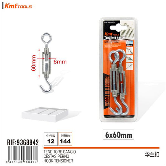 Tensor De Gancho 6*60mm 2pcs