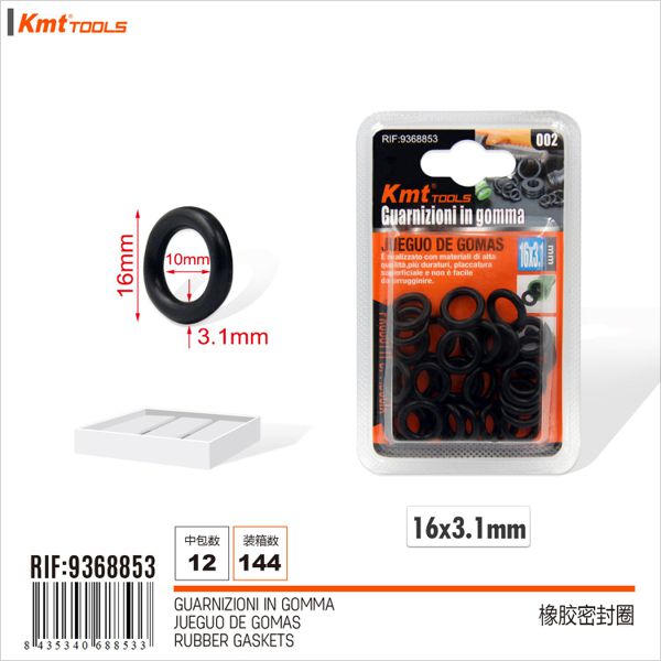 O'rings 16*3.1mm 30pcs