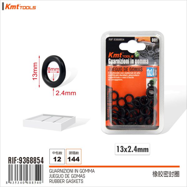 O'rings 13*2.4mm 40pcs