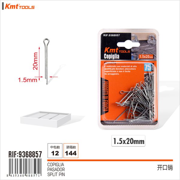 Cavilha 1.5*20mm 75pcs