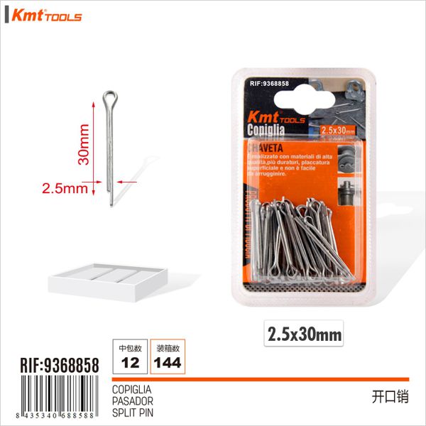 Cavilha 2.5*30mm 45pcs