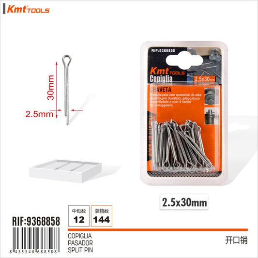 Cavilha 2.5*30mm 45pcs