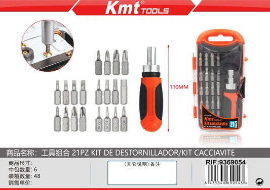 Conjunto de ferramentas 21 peças