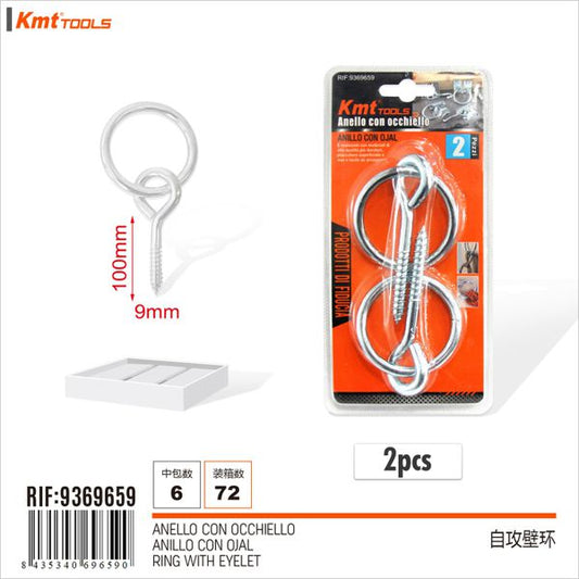 Anel C/Parafuso De Ilho 2pcs