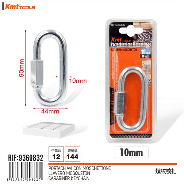 Mosquetao chaveiro 1pcs 10mm