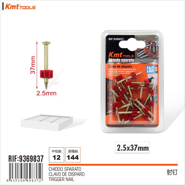 Prego 2.5*37mm 18pcs