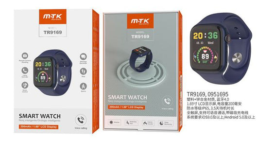 Relógio inteligente Azul