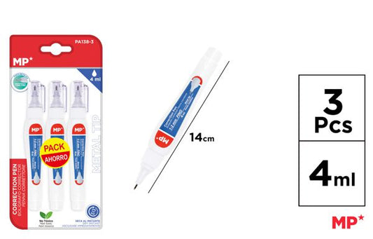 CORRECTORES CANETA PACK 3 PONTA 1.2MM