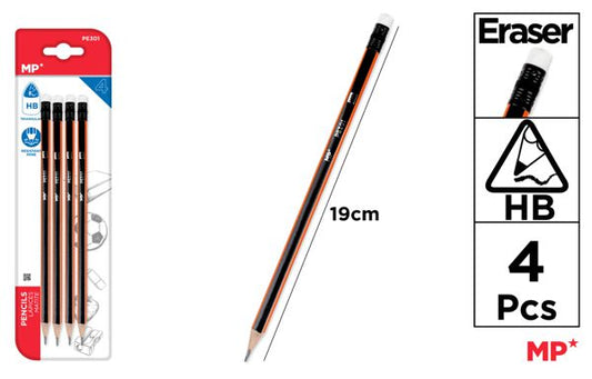 LAPIS HB COM BORRACHA